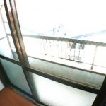 三鷹駅徒歩15分、武蔵野市西久保3丁目のバストイレ独立ロフト付1DK賃貸マンション(バルコニーの写真)