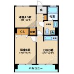 「井口マンション」三鷹市上連雀4丁目2DK賃貸マンション(間取)