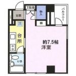 三鷹駅徒歩17分の4F貸店舗・事務所(間取)