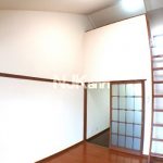 三鷹駅徒歩15分、武蔵野市西久保3丁目のバストイレ独立ロフト付1DK賃貸マンション(居室・リビングの写真)
